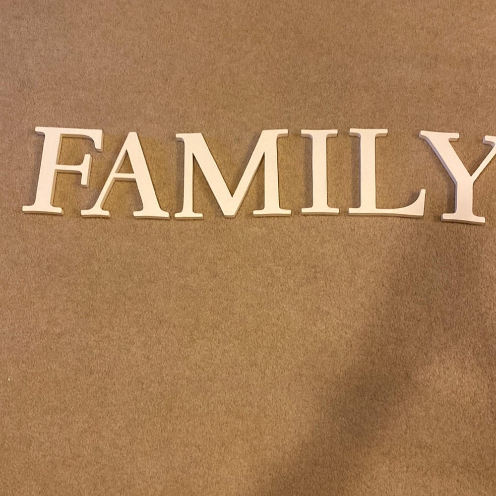 Pottery Barn Kids FAMILY Letters